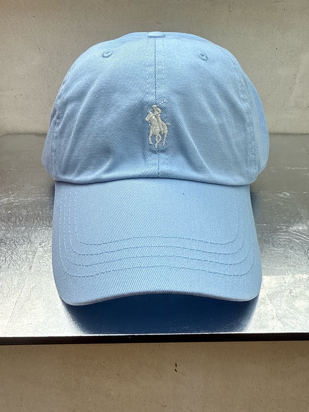 Polo by Ralph Lauren Light Blue Cotton Baseball Cap